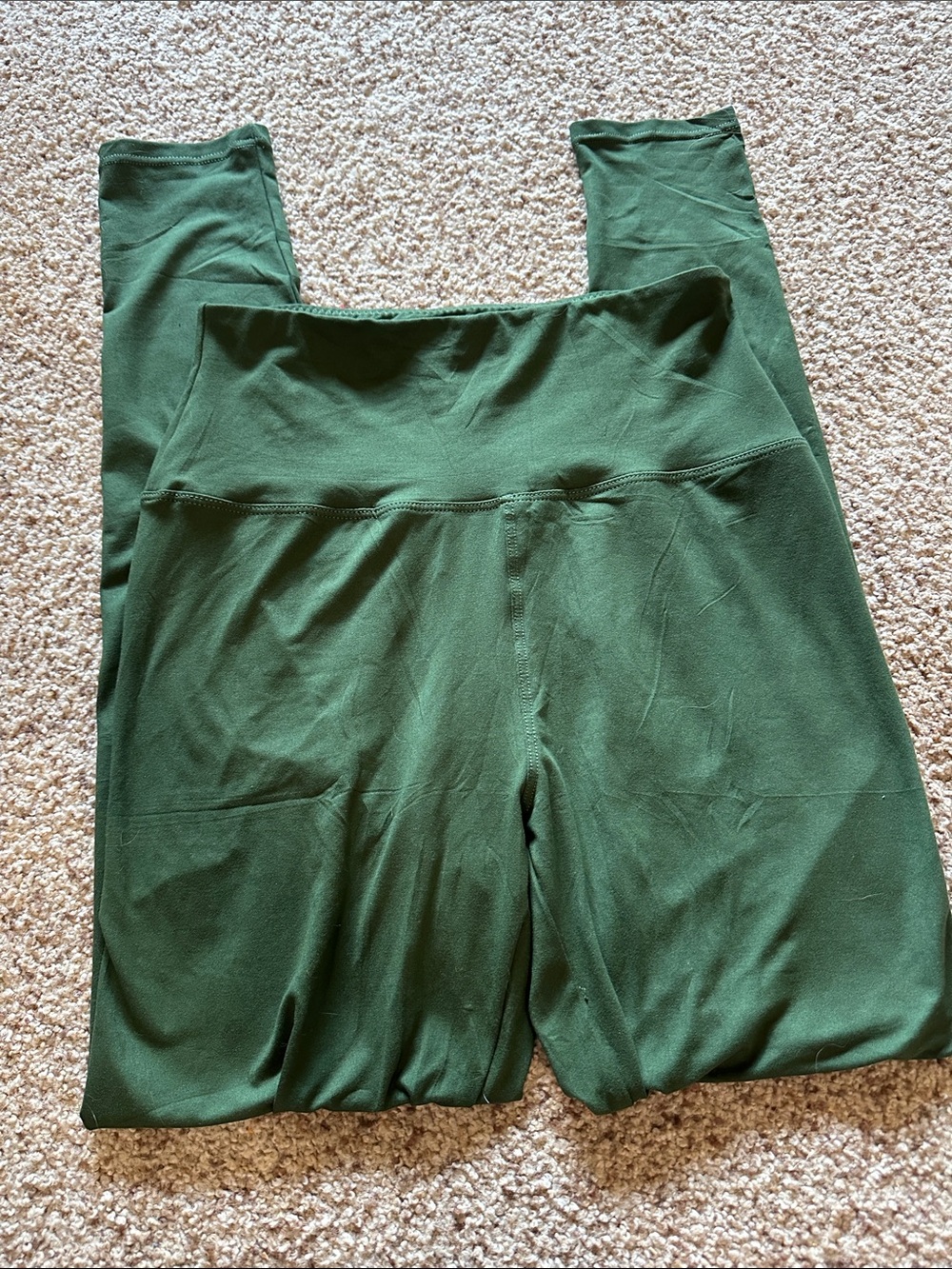 High-Waist Forest Green Leggings
